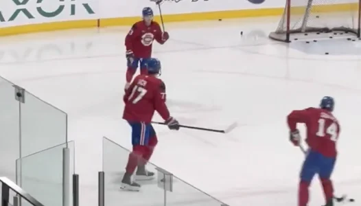 Kirby Dach, Cole Caufield et Nick Suzuki