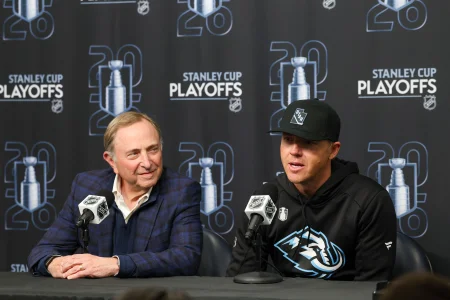 Gary Bettman announces Utah Mammoth will host major NHL event on New Year’s Eve