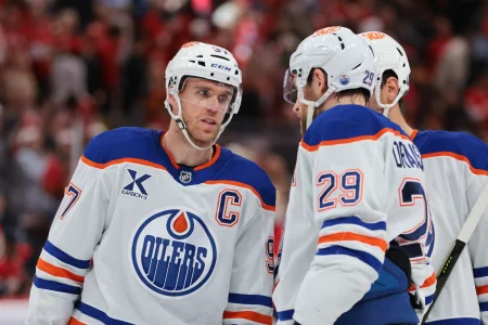 Connor McDavid and Leon Draisaitl miss Oilers practice sparking injury concerns for Game 4
