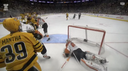 Something was missed by officials involving Anthony Mantha and Travis Sanheim and it�s sparking debate