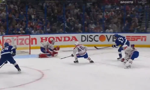 Deuxi�me but du Lightning de Tampa Bay