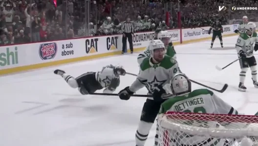 Terrifying scene as Miko Rantanen goes down injured