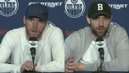 Connor McDavid and Leon Draisaitl