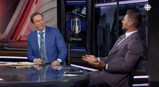Kevin Bieksa leaves Elliotte Friedman speechless on live broadcast