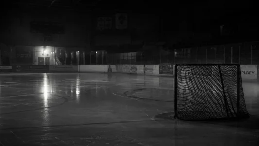 Empty hockey arena