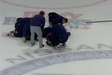 Terrifying scene in playoff opener as player is stretchered off: new details emerge