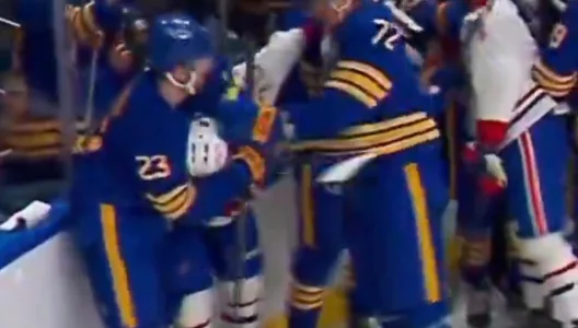 Tage Thompson sucker punches on Bolduc