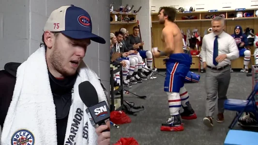 Jakub Dobes Martin St. Louis post game and pre game speech