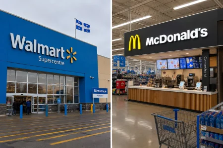 Une cha&icirc;ne qu&eacute;b&eacute;coise remplace McDonald's chez Walmart