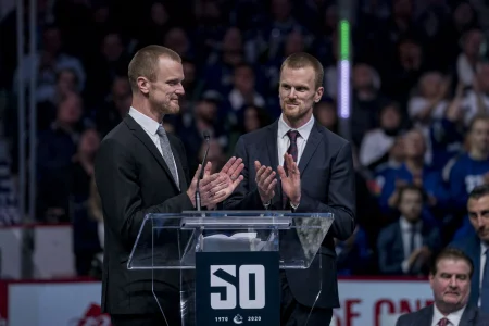 Henrik and Daniel Sedin move closer to Canucks bench in major shift around Adam Foote