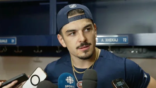 Arber Xhekaj fires warning at Buffalo players ahead of Game 4