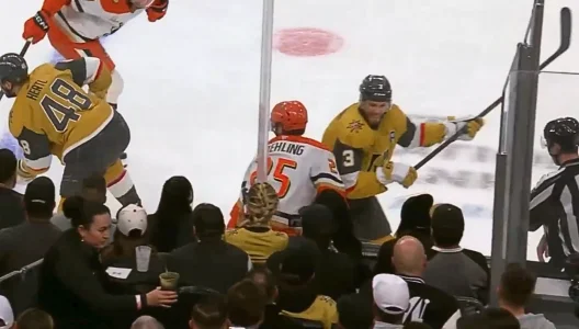 Brayden McNabb hit Poehling