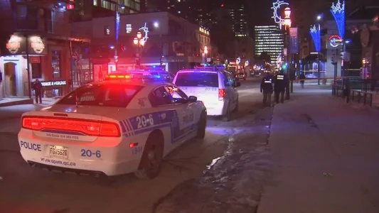 Montreal downtown police