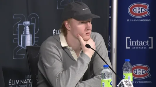 Rasmus Dahlin s'&eacute;chappe et d&eacute;voile une information tr&egrave;s importante avant le match contre le Canadien