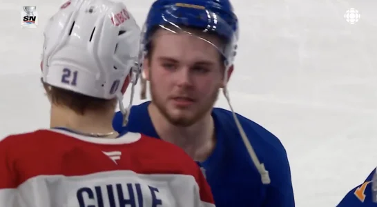 A surprising Canadiens-Sabres handshake line moment is suddenly going viral