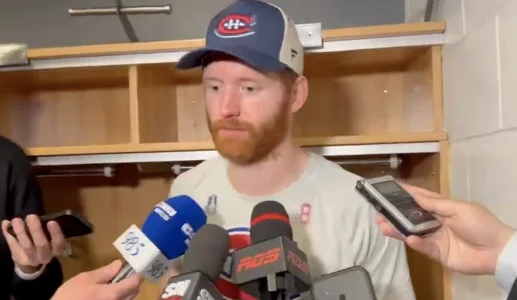 Voici ce que Mike Matheson a dit pour motiver les joueurs du Canadien avant la prolongation