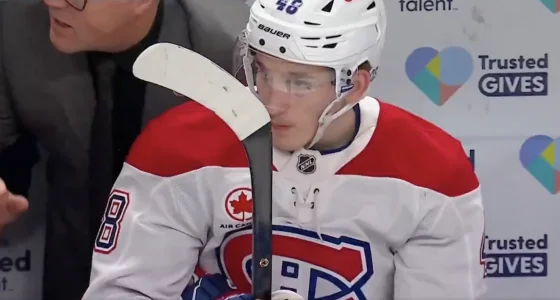 Lane Hutson a pos&eacute; un geste majeur qui est pass&eacute; compl&egrave;tement inaper&ccedil;u contre les Sabres