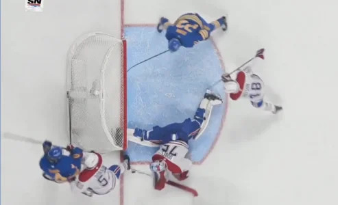 Lane Hutson a pos&eacute; un geste inattendu qui a tout chang&eacute; pour le Canadien hier soir