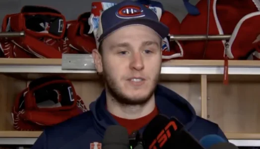 Jakub Dobes nargue les Sabres et leurs partisans apr&egrave;s l'&eacute;limination face aux Canadiens