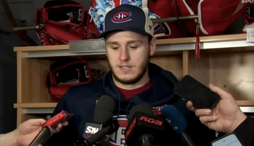 Jakub Dobes n'a pas h&eacute;sit&eacute; &agrave; se moquer des partisans des Sabres apr&egrave;s la victoire du Canadien