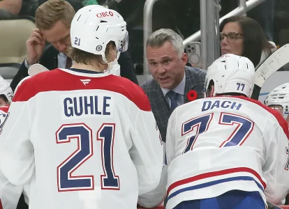 Kent Hughes provides important Martin St-Louis update before Canadiens-Hurricanes Game 1