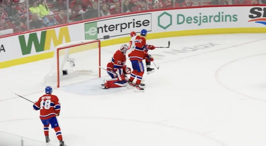 But compté par les Hurricanes de la Caroline, en période de prolongation, contre Jakub Dobes et le Canadien de Montréal en direct du Centre Bell.