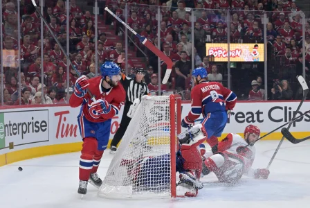 Noah Dobson's go-ahead goal gets wiped out after controversial Canadiens review
