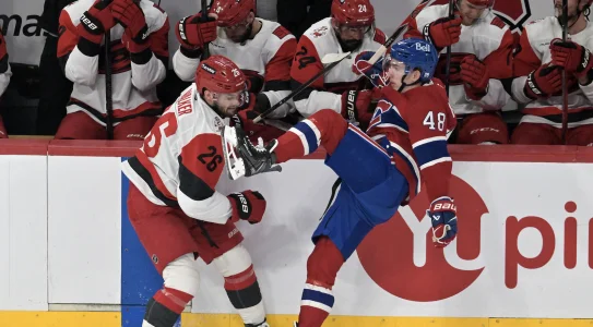 Une mauvaise nouvelle est annonc&eacute;e avant le cinqui&egrave;me match entre le Canadien et les Hurricanes