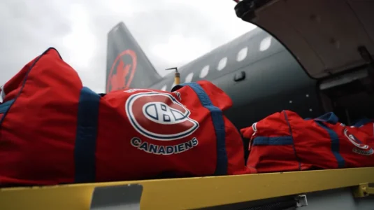 Quelque chose de sp&eacute;cial s'est produit dans l'avion du Canadien en route pour la Caroline