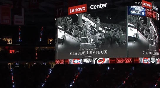 Claude Lemieux video tribute Hurricanes Canadiens Game 5