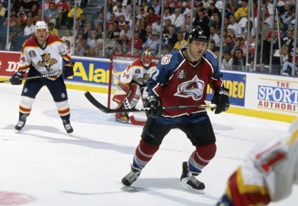 Unknown Date; Miami, FL, USA; FILE PHOTO; Colorado Avalanche forward Claude Lemieux (22) ) in action against the Florida Panthers at the Miami Arena during the 1996 season.