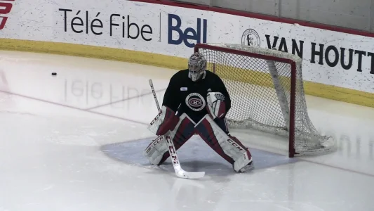 Carey Price at Canadiens practice