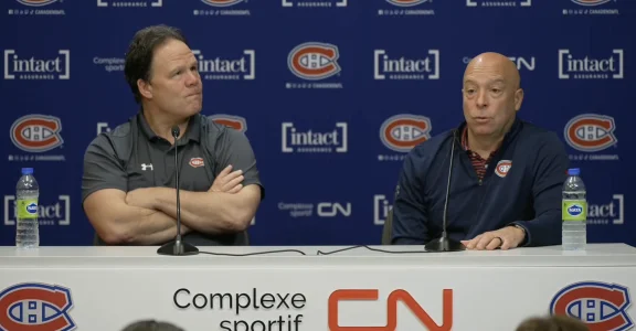Transaction en pr&eacute;paration chez le Canadien: Kent Hughes d&eacute;voile un scoop inattendu au bilan de fin de saison
