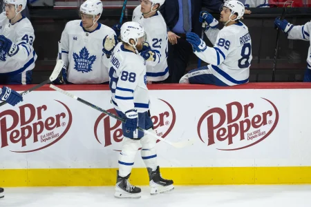 Toronto Maple Leafs players get caught on tape and it was a wild moment for fans to see