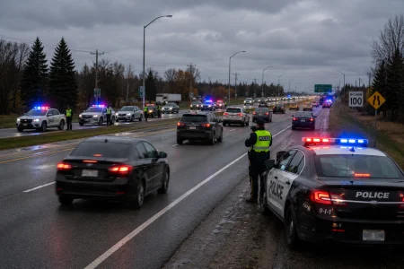 Une importante op&eacute;ration polici&egrave;re d&eacute;bute partout au Qu&eacute;bec