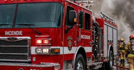 Une famille frapp&eacute;e par un incendie mortel