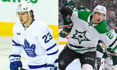 Toronto and Dallas are discussing Matthew Knies with Jason Robertson at the center of it