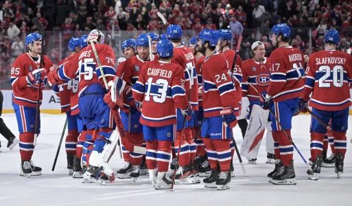 Annonce du Canadien impliquant trois joueurs connus de l'&eacute;quipe