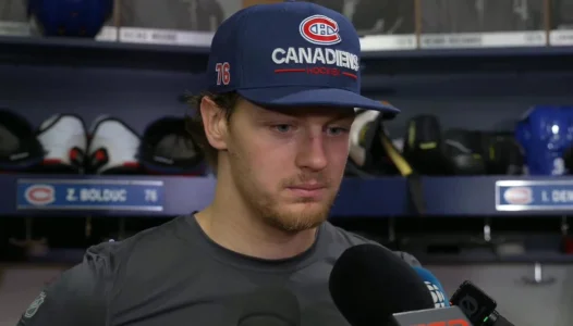 Zachary Bolduc ne met pas de gants blancs pour envoyer un message &agrave; Martin St-Louis