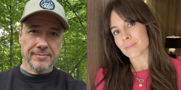 Julie Perreault partage enfin une premi&egrave;re photo de son mariage avec St&eacute;phane Rousseau