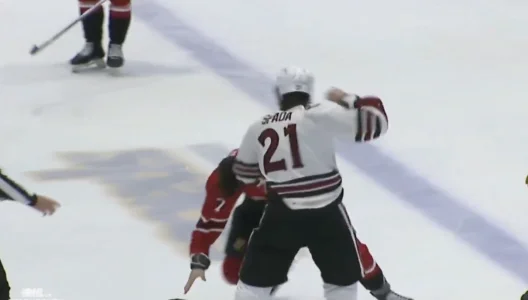 Lightning and Canadiens prospects erupt in a wild heavyweight OHL brawl