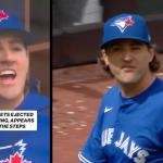 Toronto Blue Jays pitcher Kevin Gausman falls down #mlb #bluejays