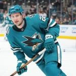 Jan 3, 2026; San Jose, California, USA; San Jose Sharks defenseman Vincent Iorio (22) before the game against the Tampa Bay Lightning at SAP Center at San Jose.