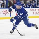 Morgan Rielly gets completely buried by former Maple Leafs enforcer