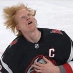 Brandon Hagel jumps Rasmus Dahlin and all hell breaks loose