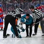 Sharks catch a major break as Igor Chernyshov leaves hospital and travels to Ottawa Mar 14, 2026; Montreal, Quebec, CAN; San Jose Sharks left wing Igor Chernyshov (92) gets medical help after a bad hit from Montreal Canadiens (not pictured) during the first period at Bell Centre. Mandatory Credit: David Kirouac-Imagn Images