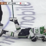 Adam Erne at the center of a strange moment that turned into one of the most talked-about plays tonight