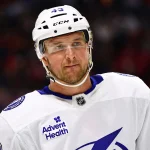 Apr 7, 2026; Ottawa, Ontario, CAN; Tampa Bay Lightning defenseman Darren Raddysh (43) is seen in a game agains the Ottawa Senators during the first period at Canadian Tire Centre. Mandatory Credit: Keito Newman-Imagn Images