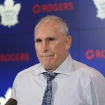 Mar 12, 2026; Toronto, Ontario, CAN; Toronto Maple Leafs head coach Craig Berube during a media conference after a win over the Anaheim Ducks at Scotiabank Arena. Mandatory Credit: John E. Sokolowski-Imagn Images