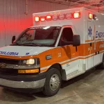 ECGRA awarded EmergyCare $100,000 to replace an aged ambulance with a newer model as shown here.